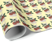 Papier Cadeau Cuisine Jardin de Tomates (Coin rond)