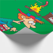 Papier Cadeau Cuisine Sur Un Feu De Campagne