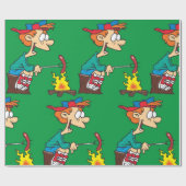 Papier Cadeau Cuisine Sur Un Feu De Campagne (Plat)