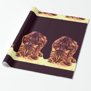 PAPIER CADEAU CUISINE WILD CAT