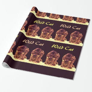 PAPIER CADEAU CUISINE WILD CAT