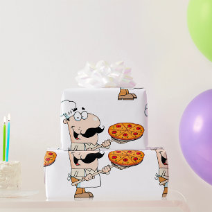Papier Cadeau Cuisinier de pizza