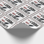 Papier Cadeau Cuisinier retraité (Coin)