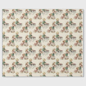 Papier Cadeau Cuisson d'hiver nostalgique (Plat)
