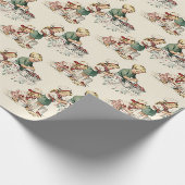 Papier Cadeau Cuisson d'hiver nostalgique (Coin)