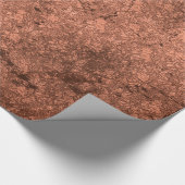 Papier Cadeau Cuivre Penny Goth Perdu Damask Papier d'enveloppem (Coin)