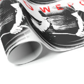 Papier Cadeau Culturisme de forme physique (Coin rond)