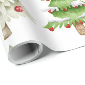 Papier Cadeau cup cake wrapping paper (Coin rond)