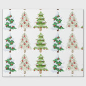Papier Cadeau cup cake wrapping paper (Plat)
