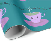 Papier Cadeau Cup of Tea (Coin rond)