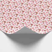 Papier Cadeau Cupcake de la Saint-Valentin Sucré (Coin)