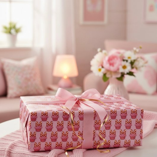 Papier Cadeau Cupcake Wrapping Paper