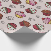 Papier Cadeau Cupcakes (Coin)