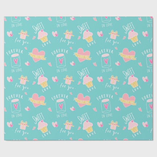 Papier Cadeau Cupcakes (Plat)