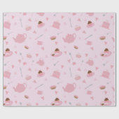 Papier Cadeau Cupcakes/Thé (Plat)