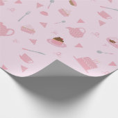 Papier Cadeau Cupcakes/Thé (Coin)