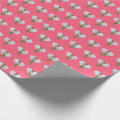Papier Cadeau Cupidons suricates (Coin)