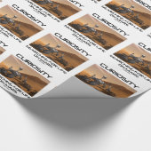 Papier Cadeau Curiosité recherchant la vie sur Mars (Mars Rover) (Coin)