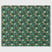 Papier Cadeau Curl de Coonhound (Plat)