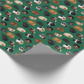 Papier Cadeau Curl de Coonhound (Coin)