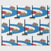 Papier Cadeau Curling (Plat)