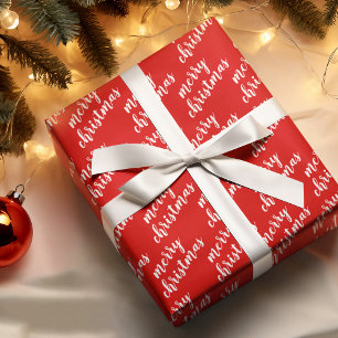 Papier Cadeau Custom Cute Saison Hivernale Vacances Wordart