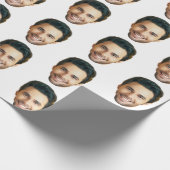 Papier Cadeau Custom Face | Funny Custom Heads Photo Gift Wrap (Coin)