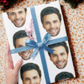 Papier Cadeau Custom Face | Funny Custom Heads Photo Gift Wrap
