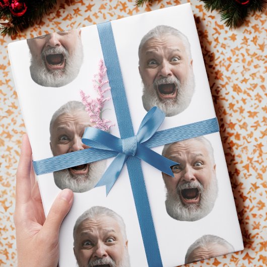 Papier Cadeau Custom Face Gift Wrap