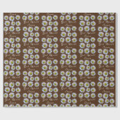 Papier Cadeau Custom Get Well Bientôt Daisy Ray Florets sur Brow (Plat)