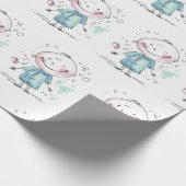 Papier Cadeau custom kids drawing (Coin)