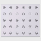 Papier Cadeau Custom logo (Plat)