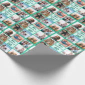 Papier Cadeau Custom Mom fantastique à 80 ans collage photo (Coin)