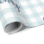 Papier Cadeau custom name gift wrap (Coin rond)