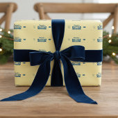 Papier Cadeau Custom Name Retro Stick of Butter Funny Foodie