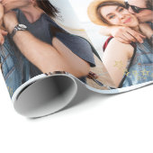 Papier Cadeau Custom Photo Gift Wrap, Custom Family Photo (Coin rond)