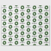 Papier Cadeau Custom Text (Plat)