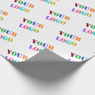 Papier Cadeau Custom Your Company Logo or Photo Wrapping Paper