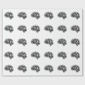 Papier Cadeau Customizable Anxiety Brain (Plat)