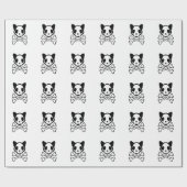 Papier Cadeau Customizable Cat Skull and Crossbones (Plat)