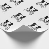 Papier Cadeau Customizable Cat Skull and Crossbones (Coin)