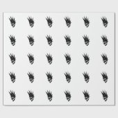 Papier Cadeau Customizable Punk Skull Version 2 (Plat)