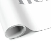 Papier Cadeau Customizable Your Design or Text Here Personalized (Coin rond)