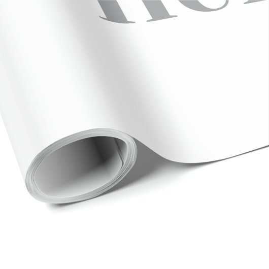 Papier Cadeau Customizable Your Design or Text Here Personalized (Coin rond)