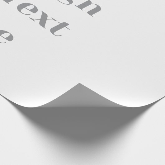 Papier Cadeau Customizable Your Design or Text Here Personalized (Coin)