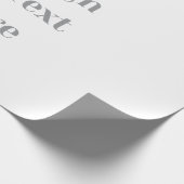 Papier Cadeau Customizable Your Design or Text Here Personalized (Coin)