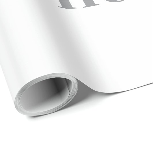 Papier Cadeau Customizable Your Design or Text Here Personalized (Coin rond)