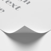 Papier Cadeau Customizable Your Design or Text Here Personalized (Coin)