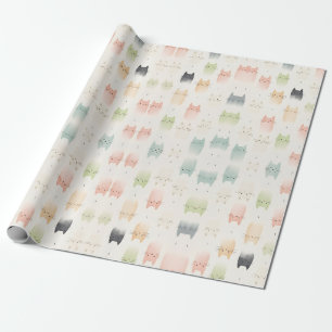 PAPIER CADEAU CUT CAT