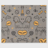 PAPIER CADEAU CUT CHAT&DOG (Plat)